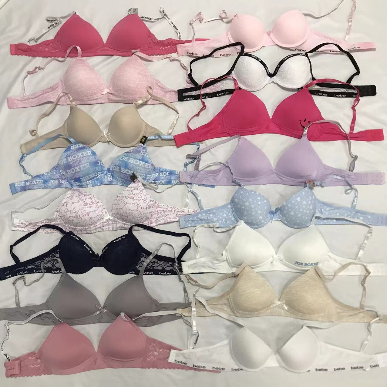 Atacado Teenage Girl's Bras Confortável Lingerie Feminina de Algodão Sutiã Sem Fio Roupa Interior Feminina Primeiro Sutiã Para Meninas Adolescentes-P