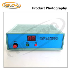 Cementtest Elektrische Cementstroomtafelapparatuur Voor Cementvloeibaarheidstest - Product Image 3