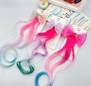Bong Bóng Tóc Giả Bện Đuôi Ngựa Phần Mở Rộng Tóc Phong Cách Thời Trang Phồng Đèn Lồng Bím Tóc Đuôi Cá Với Ban Nhạc Cao Su - Product Image 5