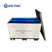 Boîte de rangement pliable en plastique, conteneur de palette pliable