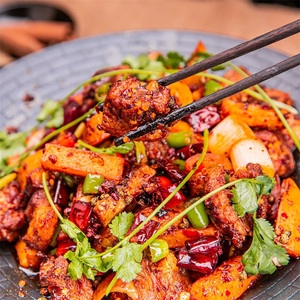 หม้อไฟสำหรับใส่เครื่องปรุงอาหารแบบแห้ง500กรัมภาชนะบรรจุถุงเผ็ดแดงแบบผสมเครื่องเทศเครื่องปรุงอาหารจากมณฑลเสฉวน - Product Image 6