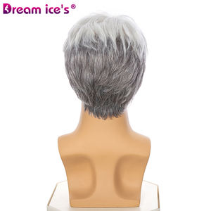 Perruques blondes en gros pour hommes blancs, prix de gros, raie libre, lisses, blond miel 613, <span class=keywords><strong>perruque</strong></span> pour hommes, <span class=keywords><strong>courte</strong></span>, cheveux synthétiques naturels - Product Image 6