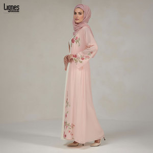 Muslim Long <strong>Open</strong> <strong>Front</strong> Robe Women Muslim <strong>Abaya</strong> Robe Dubai Style <strong>Open</strong> <strong>Front</strong> Maxi Dress Islamic Modest Wear - Product Image 3