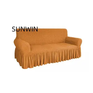SUNWIN Good supplier wholesale slip-resistant elastic waterproof slipcover stretch sofa covers set