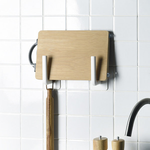 L-Shaped Wall Mounted Hooks Self Adhesive Kitchen Door Coat Hook No Drill Residue Free Installation - Product Image 3
