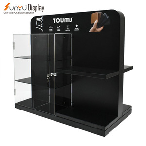 Sang trọng Acrylic Kim Loại 3 Lớp Ví hiển thị đứng cho bán buôn và cửa hàng bán lẻ - Product Image 1