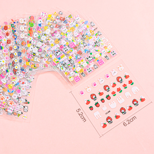 30 piezas/set <span class=keywords><strong>de</strong></span> pegatinas <span class=keywords><strong>de</strong></span> <span class=keywords><strong>uñas</strong></span> coloridas con diseño <span class=keywords><strong>de</strong></span> conejo, flor, corazón, piruleta y fresa, autoadhesivas para decoración <span class=keywords><strong>de</strong></span> <span class=keywords><strong>uñas</strong></span> DIY - Product Image 3