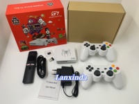 Boîtier TV double système G7, console de jeu, manette double 2.4G, lecteur réseau haute définition 4K