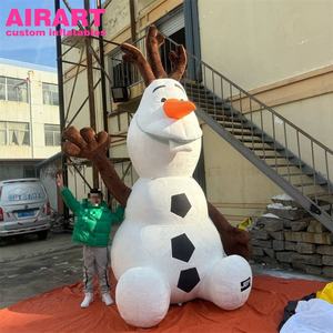 Muñeco de nieve inflable Decoración Tamaño pequeño Navidad Interior Decoración para el hogar - Product Image 3