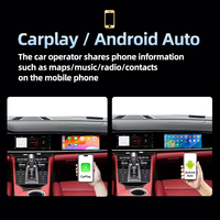 Radio de Coche Android con Pantalla Dual de 24.6 Pulgadas, Navegación GPS, Reproductor Multimedia, Carplay para Porsche Panamera 970 2010-2016