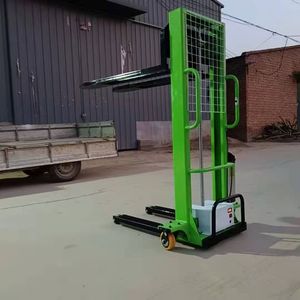 Apilador Manual de Palés de Acero, Autocargable, con Gato Hidráulico, Motor de Corriente Continua, Capacidad de 2 Toneladas, para Industrias de Construcción - Product Image 6