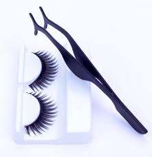 Haut de gamme en acier inoxydable de haute qualité confort de travail portable Unique tête arrondie Volume faux cils Extension pince à épiler pointu - Product Image 6