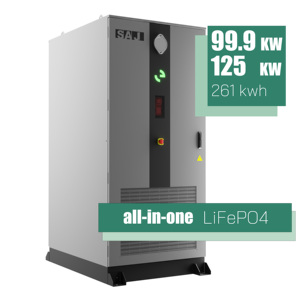 CM2 Todo en Uno |   99.9kW / 125kW |   Batería LiFePO4 de 261 kWh |   Sistema de Almacenamiento de Energía L&C con Refrigeración Líquida - Product Image 1