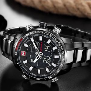 <span class=keywords><strong>Naviforce</strong></span> นาฬิกาควอตซ์ LED ดิจิทัลกันน้ำสำหรับเด็กผู้ชาย, นาฬิกาแฟชั่นแบรนด์ชั้นนำ<span class=keywords><strong>9093</strong></span> - Product Image 3