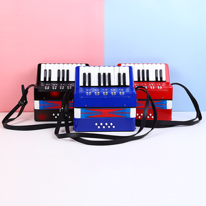 Acordeón Infantil de 17 Teclas y 8 Bajos, Mini Teclado Portátil, Instrumento Musical para Niños Principiantes, con Correa Ajustable - Product Image 1