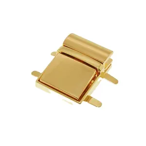 TANAI 금속 잠금 아연 합금 핸드백 하드웨어 액세서리 회전 잠금 차이 크기 공장 가격 가방 걸쇠