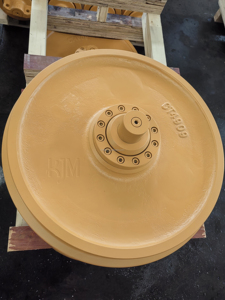 D6H voorste loopwiel voor onderwagenonderdelen 50Mn/40MnB materiaal HRC50-56 oppervlaktehardheid CR4616 134-3952 - Product Image 2