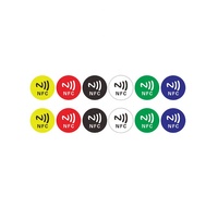 Jeton de Offre Spéciale Anti métal RFID NFC213/215/216 pièce autocollant Cobre HF étanche antimétal humide incrustation étiquette avec puce HF