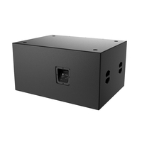 Subwoofer double 18 pouces haute puissance 2000W, conception à inversion de phase, sensibilité 100dB, impédance 4 ohms pour système Line Array et sonorisation live