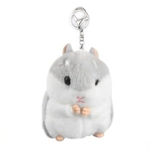 Porte-clés en peluche Hamster Mignon 10cm, Pendentif en Coton PP Doux pour Sac à Dos Fille, Jouet Poupée Adorable - Product Image 5