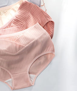 Culottes de <span class=keywords><strong>grossesse</strong></span> en coton taille basse pour femmes enceintes, sous-vêtements de maternité, lingerie, sous-vêtements pour femmes enceintes, 100% coton, 5 pièces - Product Image 4