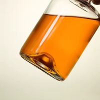 Vente directe d'usine Fabrication de bouteilles en verre de haute qualité Vodka Whisky Rhum et bouteilles en verre avec capacité personnalisable