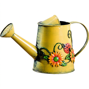 Arrosoir en métal décoratif, pot de fleurs en métal, vase pour plantes d'intérieur et d'extérieur, décoration de jardin, maison, patio, balcon - Product Image 1
