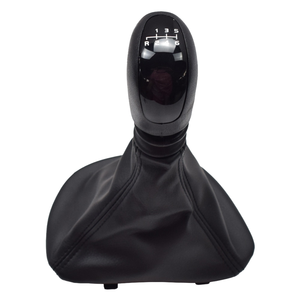 Pomo de Palanca de Cambios de Cuero Cristal FetonAuto para <span class=keywords><strong>Ford</strong></span> <span class=keywords><strong>Focus</strong></span> 2006-2012 MK3 MK4 MK7, Funda de Palanca de Cambios Manual - Product Image 1