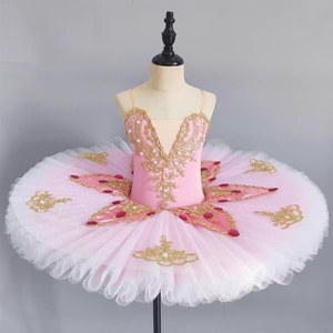 Falda <span class=keywords><strong>de</strong></span> Ballet para Niña, Falda <span class=keywords><strong>de</strong></span> Tul con Volumen, Disfraz <span class=keywords><strong>de</strong></span> Pequeña Bailarina para Actuaciones - Product Image 2