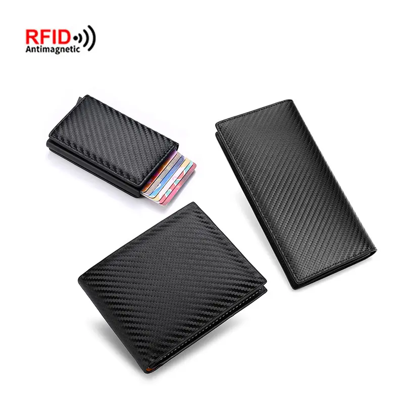 تصميم خاص محفظة جلدية للرجال بسحاب RFID محفظة هاتف رفيعة طويلة للرجال محفظة فاخرة ثنائية الشكل لحفظ البطائق من المصنع
