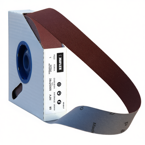 Banda Abrasiva Fervi 39x2500mm Grano 80 Óxido de Aluminio para Lijado de Metal - Product Image 2