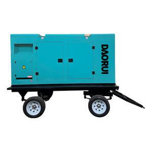 Générateur diesel silencieux portable 100~500 kVA monté sur remorque pour moteur 24V DC démarrage électrique pour chantiers de construction - Product Image 3