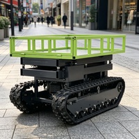 Minipala frontale elettrica con motore Yuchai, telaio cingolato, grande capacità idraulica, veicolo da trasporto per frutteti e tutti i terreni