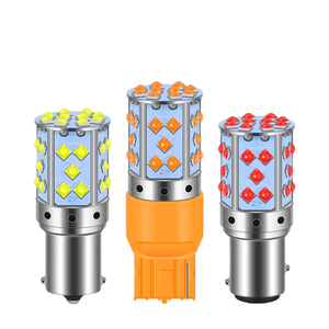 หลอดไฟ LED สัญญาณไฟเลี้ยวรถยนต์ สว่างพิเศษ 12-24v 1156 1157 7440 7443 T20 Ba15s Bau15s Canbus ป้องกันไฟแจ้งเตือนความผิดพลาด 3030 35smd - Product Image 4