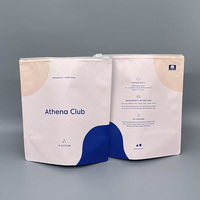 Sachet d'emballage personnalisé avec logo, à fermeture éclair coulissante, Doypack, pour cosmétiques, serviettes, vêtements, sous-vêtements, maillots de bain, accessoires vestimentaires