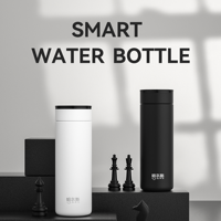 Termo Inteligente con Pantalla de Temperatura y LED Térmico, Termo Inteligente para Beber Agua