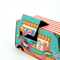 Caja de Embalaje Corrugada con Forma Personalizada, Impresión a Color, Promoción de Marca, Exhibición de Productos al por Menor, Caja de Cartón para Embalaje