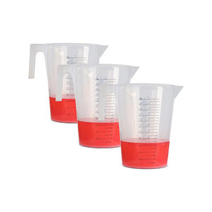 Jarra <span class=keywords><strong>medidora</strong></span> de plástico, plástico, Multiusos-Ideal para aceite, productos químicos, piscina y césped-Onza (OZ) y mililitro - Product Image 1