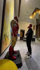 Nueva Llegada, <span class=keywords><strong>Mejor</strong></span> Precio, Estatua de Iron Man MK85 2026, Figura de Acción de Película <span class=keywords><strong>Marvel</strong></span> a Escala 1/2, Modelo para Decoración del Hogar - Product Image 4