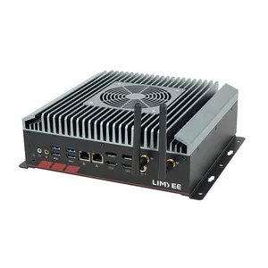 Industriële Fanless Mini Pc Intel Core I5 1135g7 Cpu Linux Besturingssysteem Ddr4 Ram Hdd Usb Poorten Nieuwe Desktop Computer