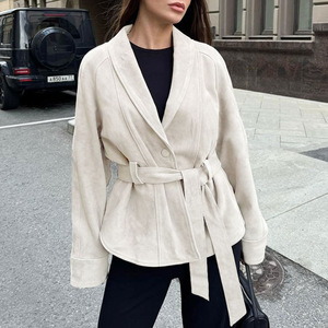 2025 da <span class=keywords><strong>donna</strong></span> <span class=keywords><strong>Trench</strong></span> in maglia Vintage per mantenere caldo elegante cappotto invernale Casual con decorazione a bottone per l'autunno e l'inverno - Product Image 4
