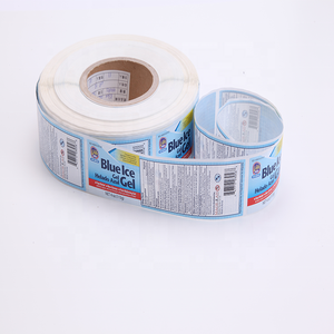 Etiqueta adhesiva de doble cara para botella de Gel impresa a prueba de agua personalizada superventas - Product Image 3