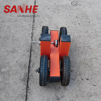 Chariot à panneaux réglable avec pince, chariot de transport portable pour panneaux