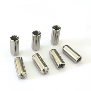 Welded Round Nuts <b>Pins</b> Cylindrical M4 M16 Grade A Q235 Steel White Zinc For Communication Equipment - Product Image 2