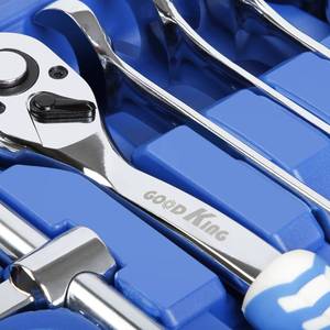 Nouvel ensemble d'outils de quincaillerie Steeltreks, fournisseur en gros d'usine, 216 pièces, clé mécanique 72 dents, jeu de douilles 1/2" 3/8" 1/4" - Product Image 3