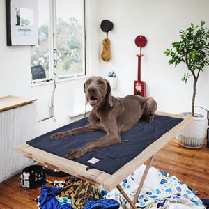 Moderne Luxuriöse Umweltfreundliche Bedruckte Haustier-Kühlmatte Maschinenwaschbar Für Alle Jahreszeiten Hundebett Polyester Schaumstoff Plüschstoff - Product Image 3