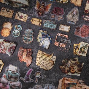 40 unids/pack Kindle Trace Narrative Series Fire Burning Material antiguo Pack Retro Collage Material <span class=keywords><strong>de</strong></span> alto valor en el - Product Image 3