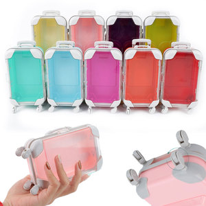 Maleta Mini de Acrílico Transparente de Nuevo Estilo, OEM, para Dulces, Juguetes, Almacenamiento Pequeño, Embalaje de Plástico, Regalos Promocionales Sorpresa para Bodas, Caja de Dulces - Product Image 3