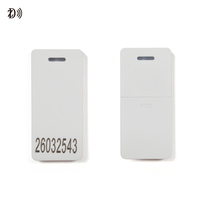 Tarjeta RFID activa de 2,4 2,45 GHz, distancia de identificación de 240 m, insignia ABS DC3V para sistema de control de acceso y seguimiento de mercancías