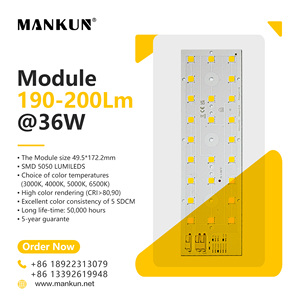 Cao lumen <span class=keywords><strong>SMD5050</strong></span> Nhôm PCB <span class=keywords><strong>Board</strong></span> 36 wát LED mô-đun fan hâm mộ ánh sáng với sự thay đổi màu sắc 194lm/W - Product Image 2